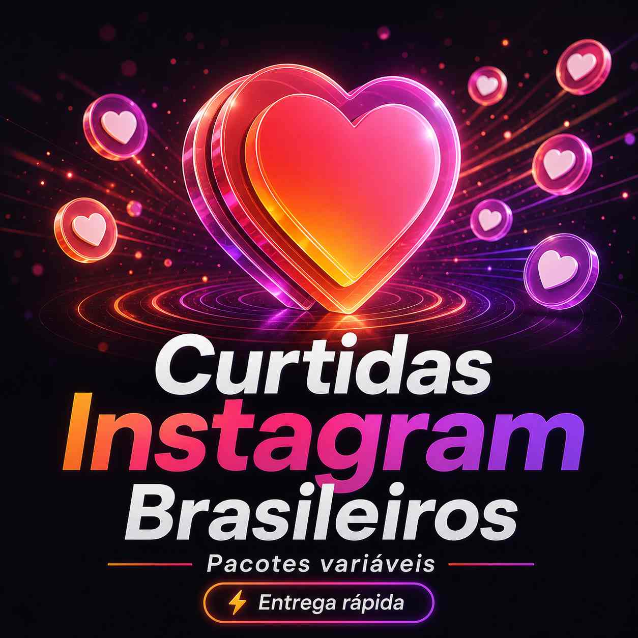 Imagem do produto Curtidas Instagram brasileiros