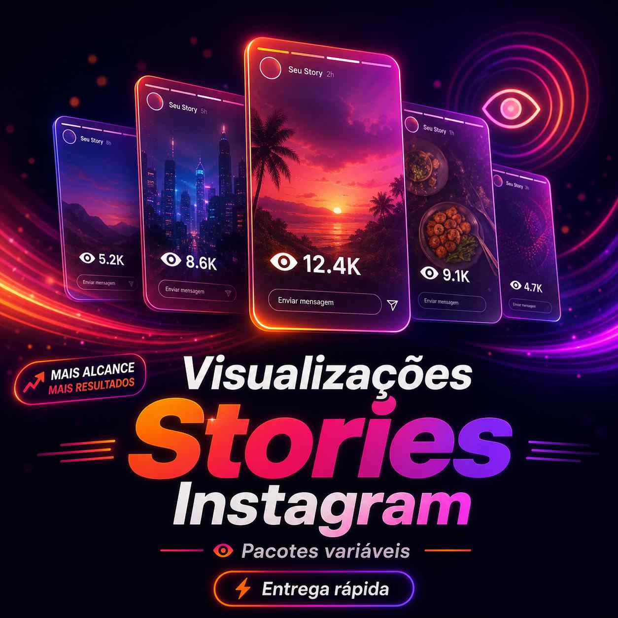 Imagem do produto Visualiza??es Stories Instagram