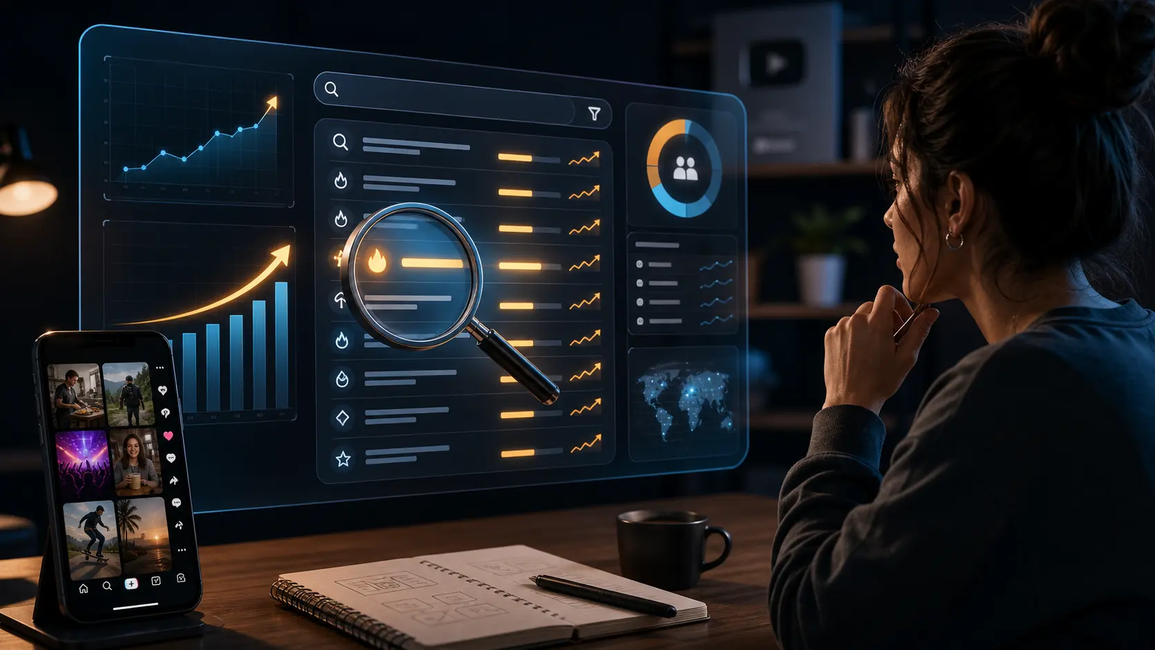 Como usar o Creator Search Insights para encontrar temas com demanda