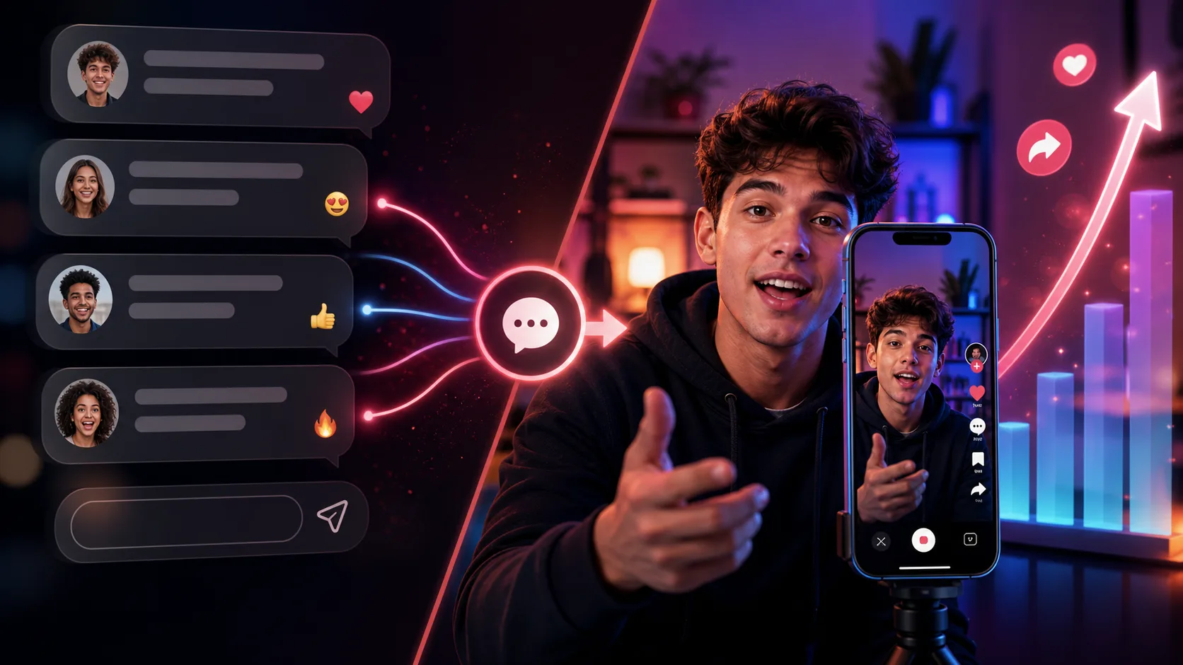 Como responder comentários com vídeo no TikTok e gerar mais visualizações