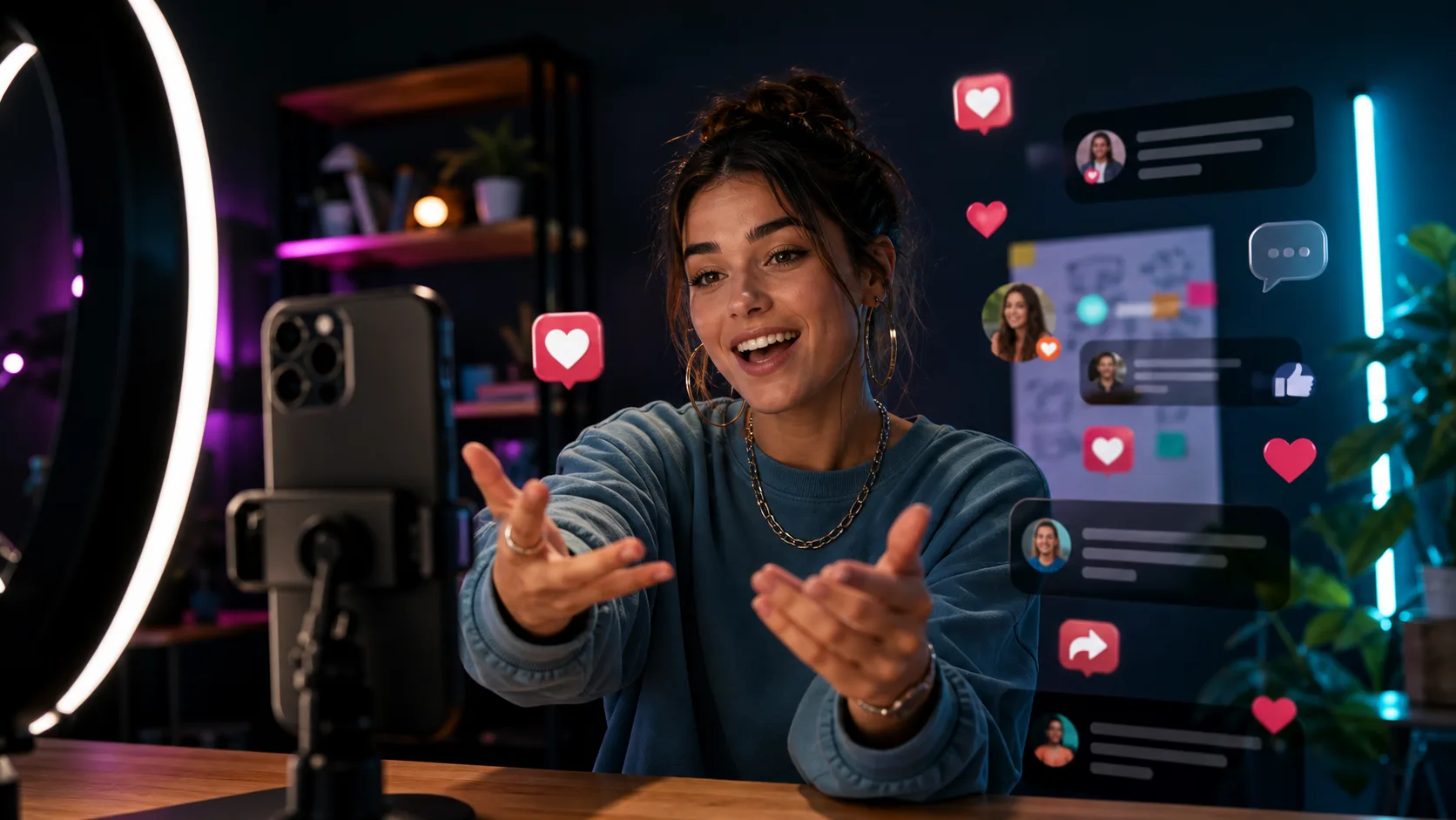 Como aumentar o engajamento no TikTok com vídeos mais envolventes