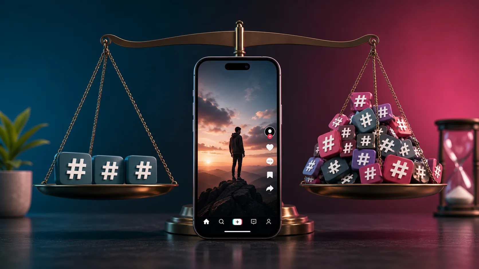 Hashtags para TikTok: como escolher sem exagerar