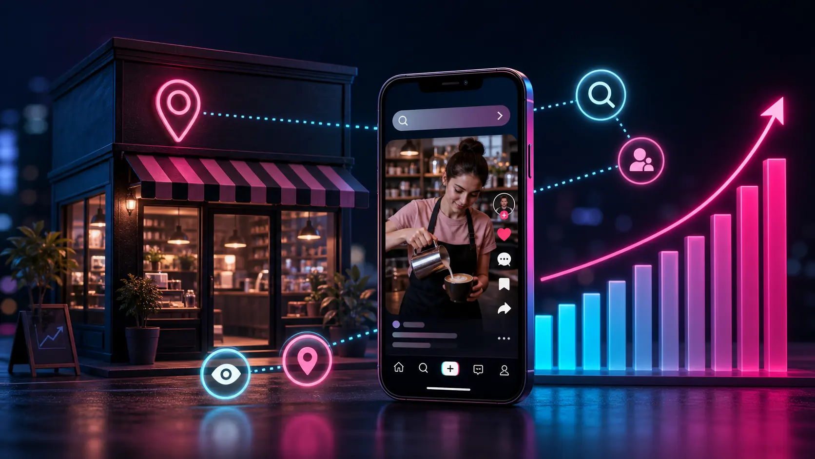 SEO no TikTok para pequenos negócios: como ganhar mais alcance