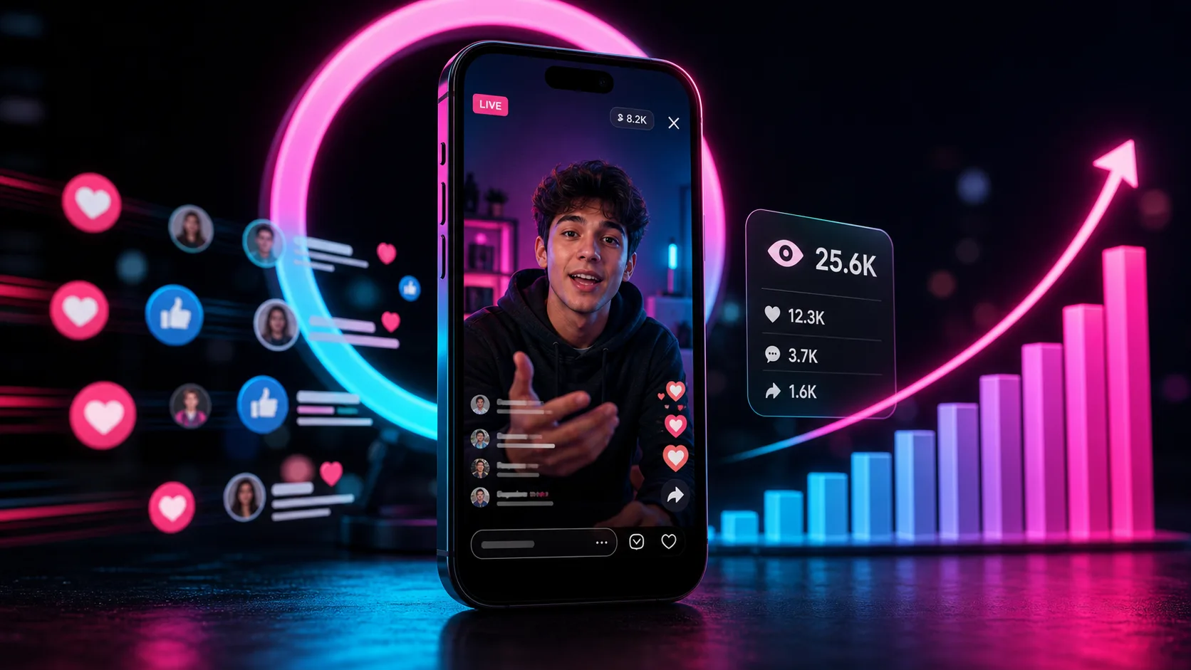 TikTok LIVE ajuda a ganhar visualizações?