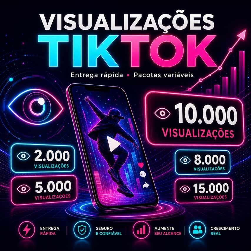 Comprar 10.000 Visualizacoes TikTok