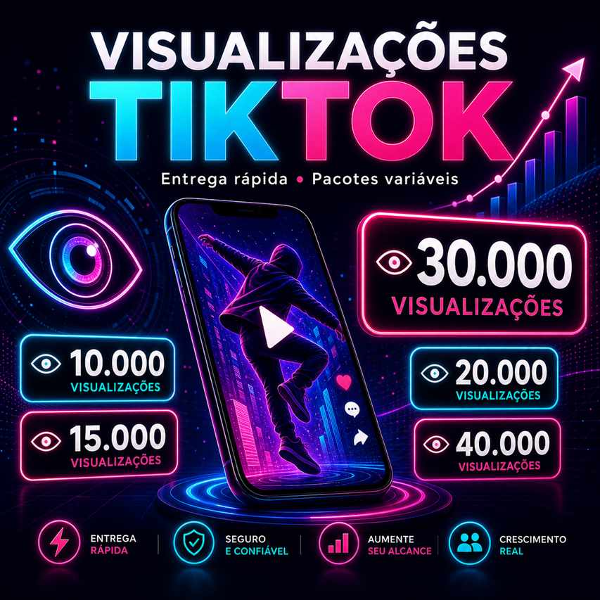 Comprar 30.000 Visualizacoes TikTok
